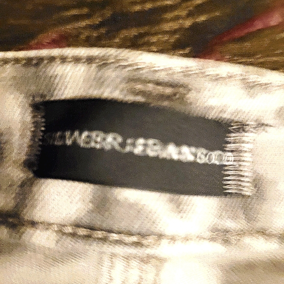 Silver brand skinny jeans animal print grey size w. 29 and l. 29 - Picture 2 of 3